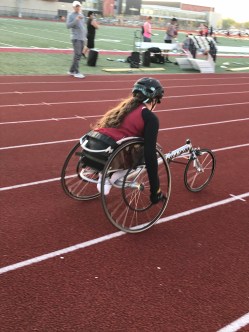 Camryn- first school meet